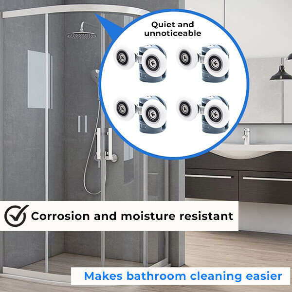 Rollero - Set of 8 rollers for shower cabin