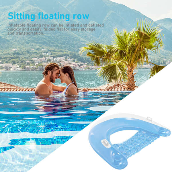 Chilaxo - Inflatable pool chair with cup holders