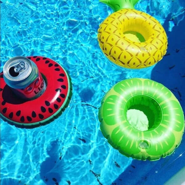 Floatmate - Set of 10 inflatable bottle holders