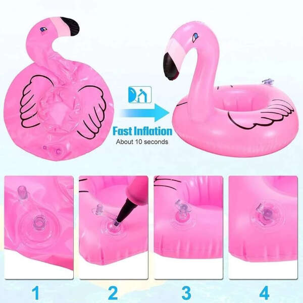 Floatmate - Set of 10 inflatable bottle holders