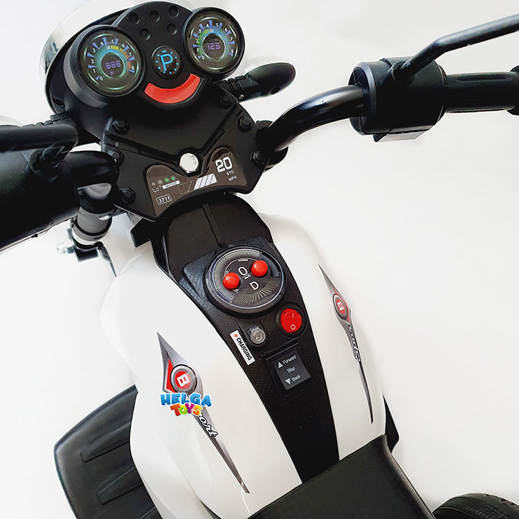 Elektrický motocykl Rocker, 6V, svetlá a zvuky