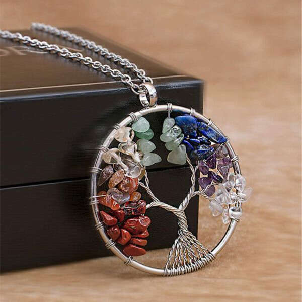 Alma - Tree of life necklace for all 7 chakras