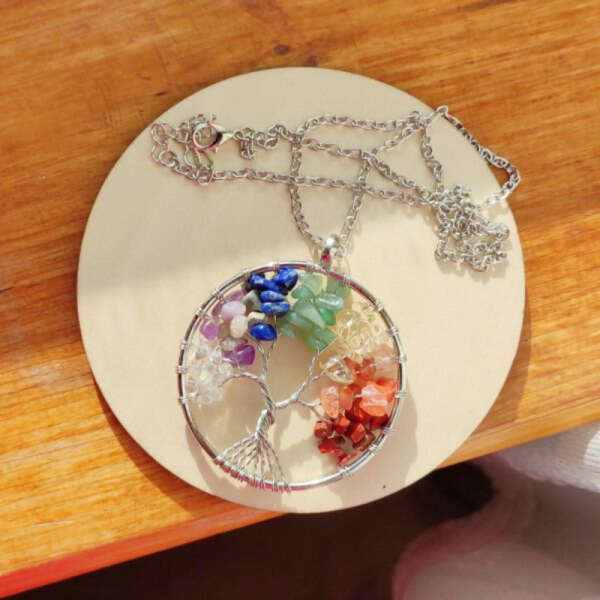 Alma - Tree of life necklace for all 7 chakras