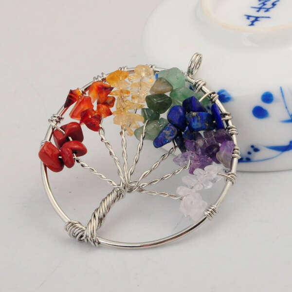 Alma - Tree of life necklace for all 7 chakras