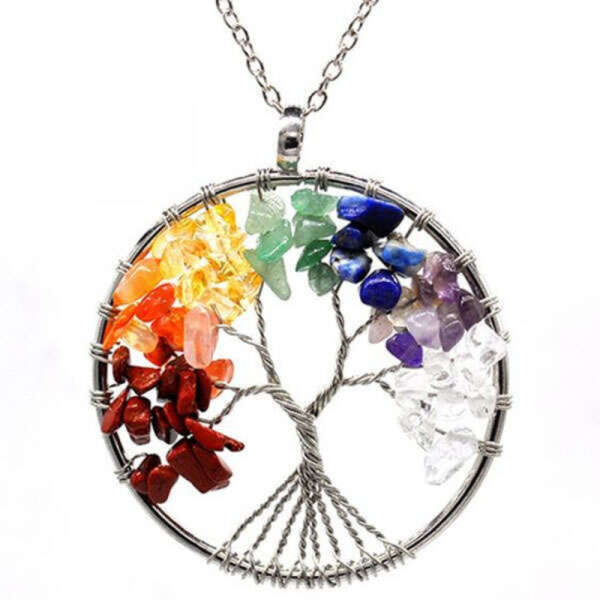 Alma - Tree of life necklace for all 7 chakras