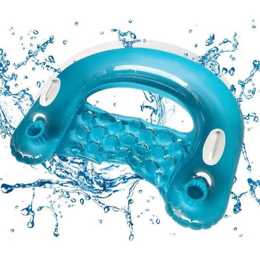 Chilaxo - Inflatable pool chair with cup holders